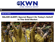 Tablet Screenshot of kingworldnews.com
